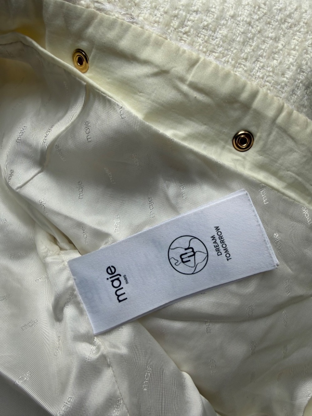 Maje tweed blazer size s - Picture 5 of 7